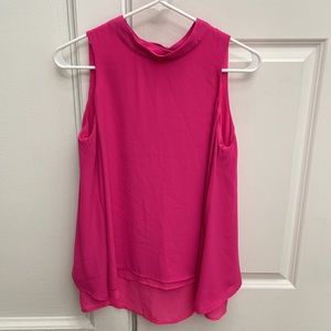 High neck flowy sleeveless top